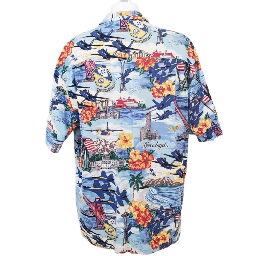 ‼️SOLD‼️ US Navy Art By Gavin Blue Angels Hawaiian - Picture 9 of 16